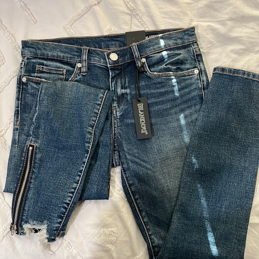 Blank NYC Zipper Jeans